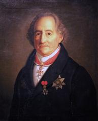 Johann Wolfgang von Goethe portrait by H.C. Kolbe at Goethe National Museum Weimar