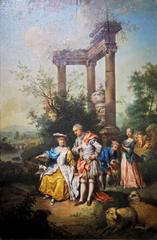 Portrait of the Goethe family by J.C. Seekatz