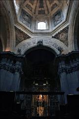 Interior view of the Chapel of the Annunciation in Oviedo with detailed architecture and religious art