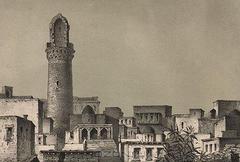 Siniqkala mosque in Baku with distinctive architecture