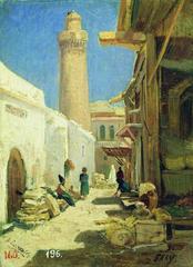 Street in Baku at noon, 1861