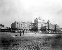 Hotel het Kurhaus in Scheveningen circa 1900 viewed from Geverts Deynoutplein