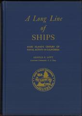 Cover of the book A Long Line of Ships by Arnold S. Lott featuring a maritime theme
