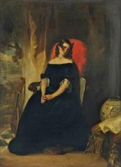 Portrait painting of Alexander Johnston from 1815-1891 depicting 'A Thought of Love' at Walker Art Gallery