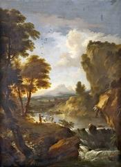 Landscape with a Waterfall by Adriaen van Diest