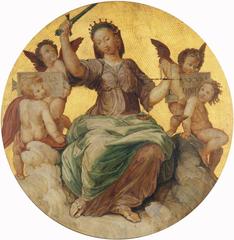 Painting of Justice inspired by Raphael by Alfred George Stevens