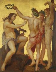 The Victory of Apollo over Marsyas painting by Alfred George Stevens