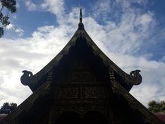 Information centre building of the ancient city Wiang Kum Kam in Saraphi District, Chiang Mai Province, Thailand
