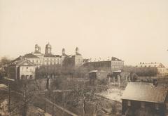 Bensberg Castle in Kreis Mühlheim a. Rhein, panoramic view