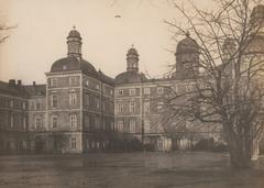 Diagonal view of Bensberg Castle in Kreis Mühlheim am Rhein