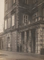 Columns of the rear facade of the castle in Bensberg, Kreis Mühlheim am Rhein