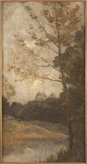 Sketch of the Festival Staircase at the Paris City Hall in Parc Montsouris by Auguste Emmanuel Pointelin