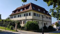 Historic Vogtei House 'Linde' of the University of Tübingen from 1716 in Stuttgart-Weilimdorf
