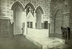 Interior of Birmingham Crematorium in Perry Barr around 1903 opening