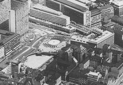 Stockholm Nedra Norrmalm demolition for Klaratunneln May 1967