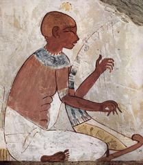 Ancient Egyptian Tomb Painter artwork depicting Night