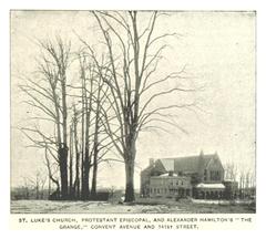 St. Luke's Church Protestant Episcopal at Convent Avenue and 141st Street in New York City, historic 1893