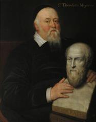 Portrait of Sir Theodore Turquet de Mayerne by John I Hoskins c.1590-1665