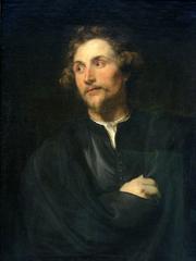 Portrait of Antoine Van Dyck by Georg Petel in Alte Pinakothek Munich
