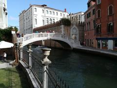 Canal in Venice with Università Ca' Foscari building