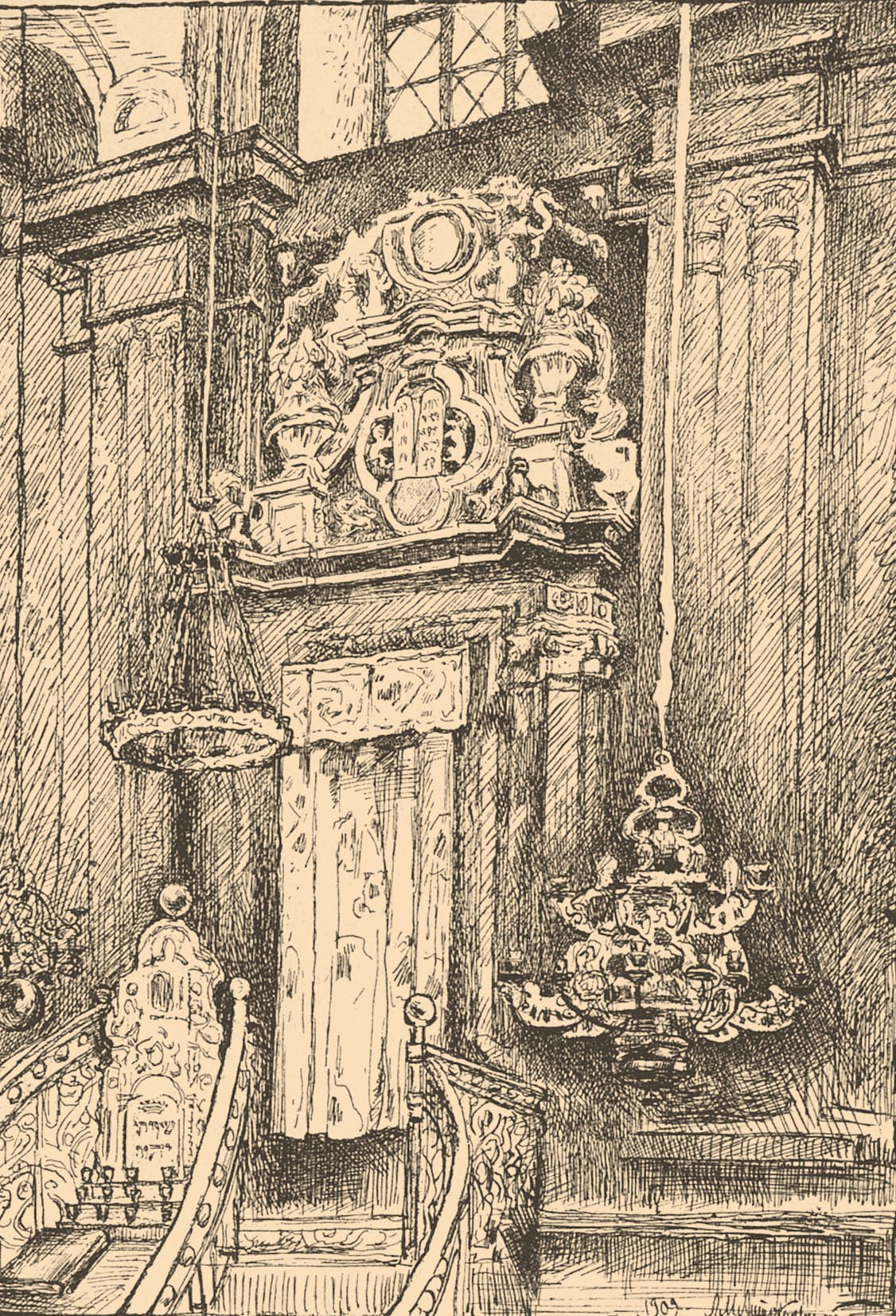 Illustration from Brockhaus and Efron Jewish Encyclopedia, early 20th century
