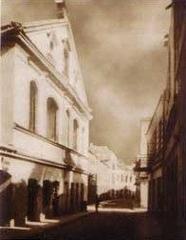 The Great Synagogue in Vilna Eastern flank circa 1930