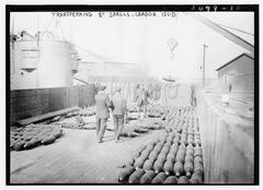 Transfer of 8 inch shells at League Island naval yard