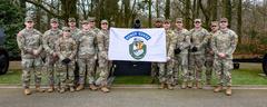 21-gun salute by Military Police at 80th Anniversary of Battle of the Bulge in Luxembourg