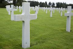 U.S. Army Reserve Soldiers from 221st Public Affairs Detachment visiting Luxembourg American Cemetery