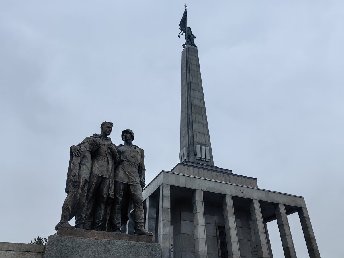 World War II memorial monument Slavín in Bratislava, Slovakia