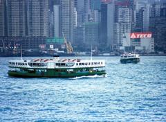 Star Ferries in Victoria Harbour 1995