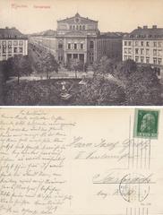 Historic Gärtnertheater in Munich 1911