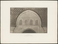 Vintage Moroccan Moorish monuments illustration from 1921 publication
