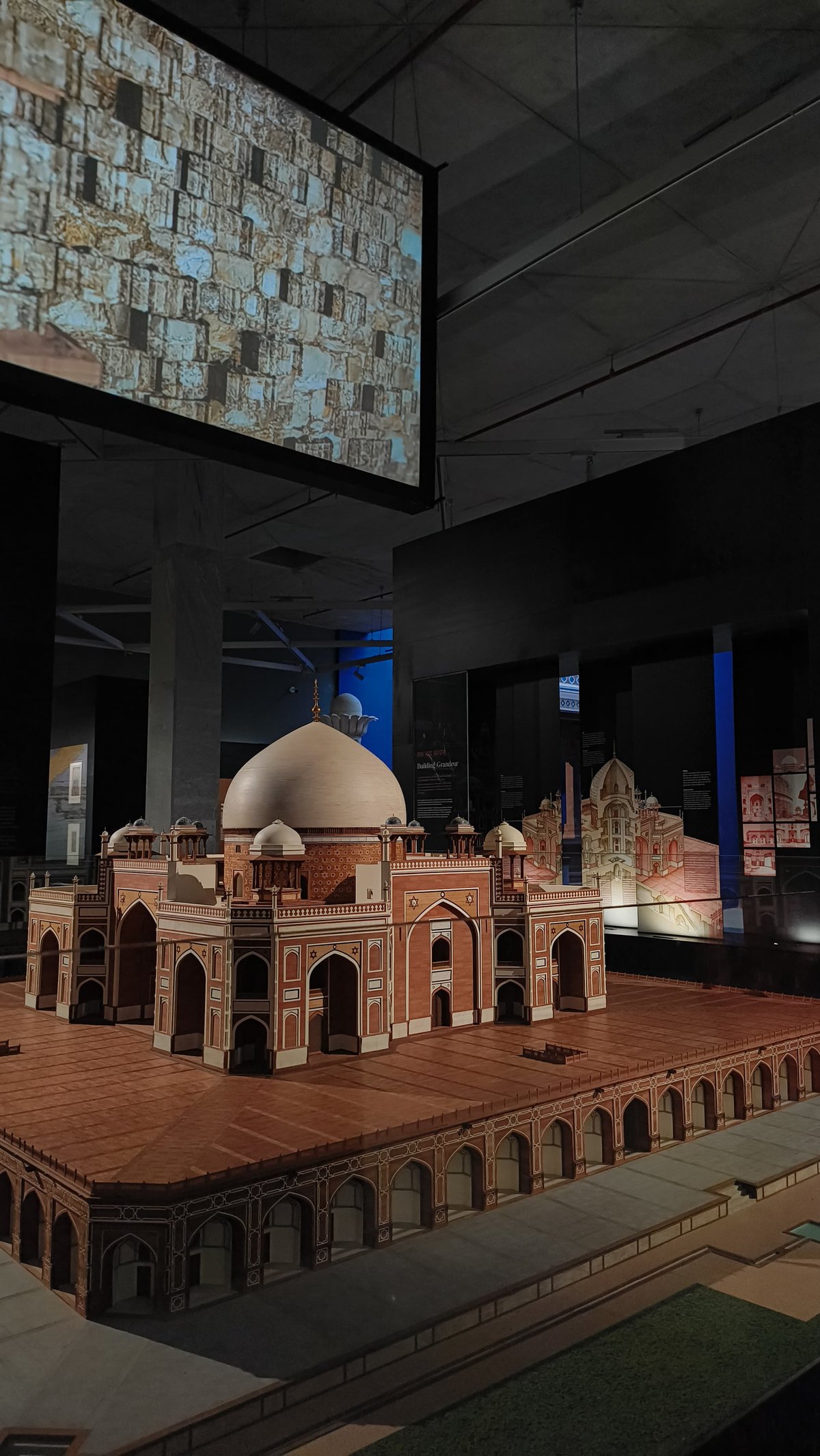 Miniature Model of Humayun's Tomb in Sunken Museum