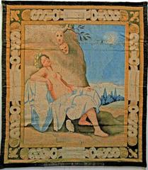 Tapestry La Notte woven by Pietro Lefèbvre based on Lorenzo Lippi's design, 1644