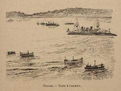 Illustration of Toulon from Les Grandes Villes de France by Fernand Bertaux