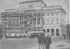 Reconstruction of Staszic Palace in Warsaw 1949