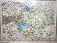 Kozenov school atlas cover from 1887 by B. Kozenn and A. Dobrilović