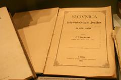 Exhibit at the Croatian School Museum during Museum Night