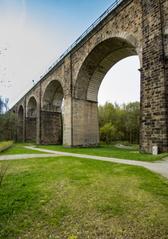 Löbau railway viaduct in Germany