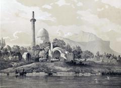 Shaherestan village near Isfahan with traditional houses and arched doorways
