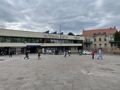 Main entrance of Vilnius bus station in September 2022
