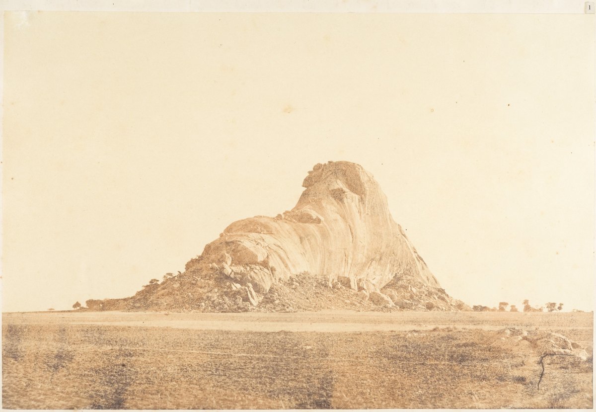 Elephant Rock at the MET photographed with dramatic lighting