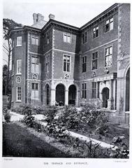 Historic Ham House surrounded by lush gardens