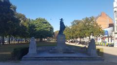 Monument to the War Pigeon at Pantsertroepensquare in Brussels