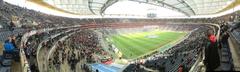 Panoramic view of Commerzbank-Arena in Dortmund, Germany
