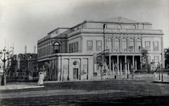 Khedivial Opera House in Cairo, Egypt in 1869