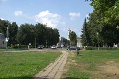 Traditional Russian wooden architecture in Suzdal during summer 2016