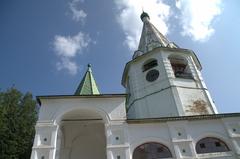 Historic buildings in Suzdal, Vladimir Oblast, Russia in July 2016