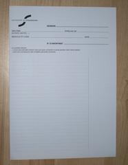 University of Strasbourg exam sheet